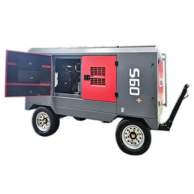 Compressor de ar portátil de parafuso para poço profundo
