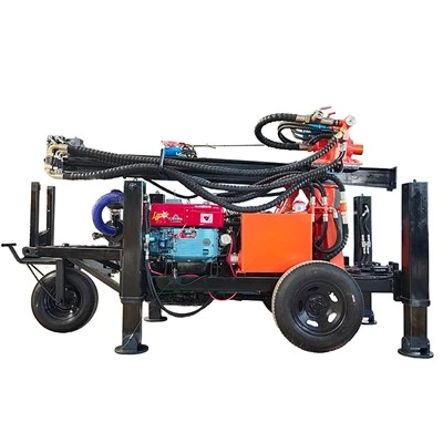 Equipamento de perfuração de poço de água hidráulico de roda MW130